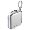 Батарея універсальна Choetech Magnetic Wireless 10000mAh, 22.5W, PD, build USB-C, Apple Watch charger (B697C-WHSL)