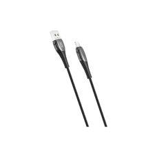 Дата кабель USB 2.0 AM to Lightning 1.0m Smart Chipset Auto Power-off NB145 black XO (6920680869558)