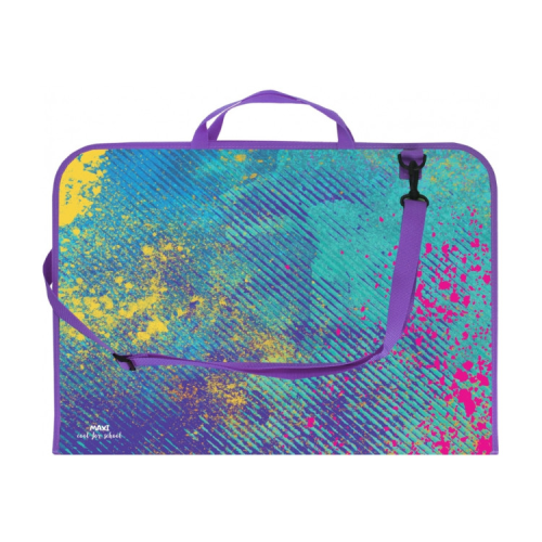 Папка - портфель Maxi А3 пластиковий на блискавці (MX30003-09)