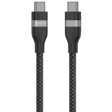 Дата кабель USB-C to USB-C 1.8m 240W upcycled-braided black Anker (A82E2H12)