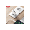 Зарядний пристрій XO L109 12W (2USB/2.4A) + USB - MicroUSB White (XO-L109-M)