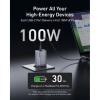 Зарядний пристрій Anker GaNPrime 100W 2xUSB-C PD + 1xUSB-A Foldable Silver (A2688341)
