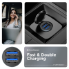 Зарядное устройство Armorstandart 2xUSB QC3.0 Grey + cable Lightning (ARM82458)