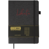 Книга записна Buromax LIBRETA, А5, 96 аркушів, клітинка, чорний (BM.295117-01)