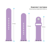 Ремешок для смарт-часов Armorstandart Sport Band (3 Straps) для Apple Watch 42 (Series 11-10)/41/40/38 Lilac (ARM51939)
