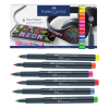 Набір маркерів Faber-Castell тонких неонових для декорування Neon Marker, M (1,5 мм) 6 кольорів (32026)