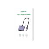 Перехідник USB 3.0 to HDMI + VGA CM449 gray Ugreen (20518)