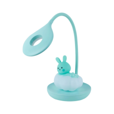 Настільна лампа Kite Cloudy Bunny LED з акумулятором, зелена (K24-493-1-4)
