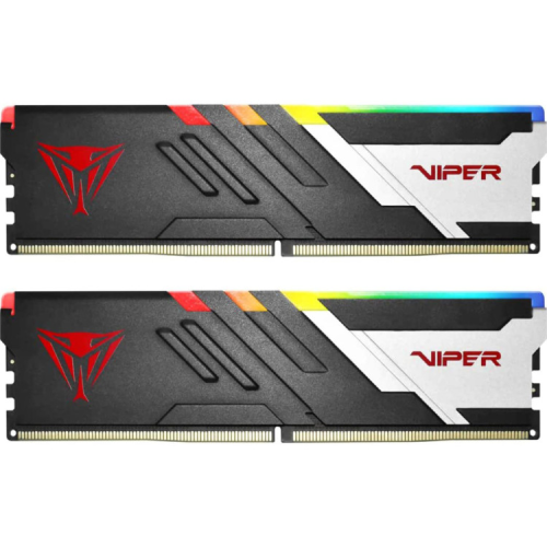 Модуль пам'яті для комп'ютера DDR5 64GB (2x32GB) 6000 MHz Viper Venom RGB Patriot (PVVR564G600C30K)