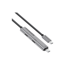 Дата кабель USB-C to USB-C portlink-c3.black Promate (portlink-c3.black)