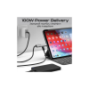 Дата кабель USB-C to USB-C portlink-c3.black Promate (portlink-c3.black)