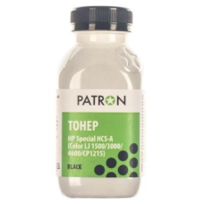 Тонер HP CLJ 1500/3000/4600/CP1215) BLACK 100г Patron (HCS-A-B-100)