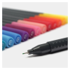 Лайнер Faber-Castell набір ручок капілярних Grip Finepen neon тригранна 0,4 мм, 5 кольорів (32144)
