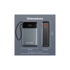 Батарея универсальная Vention 20000mAh 65W 3A PD, QC/3.0, USB-A, Type-C OUT, with Built-in USB-C Cable, LED Display (FHYB0)