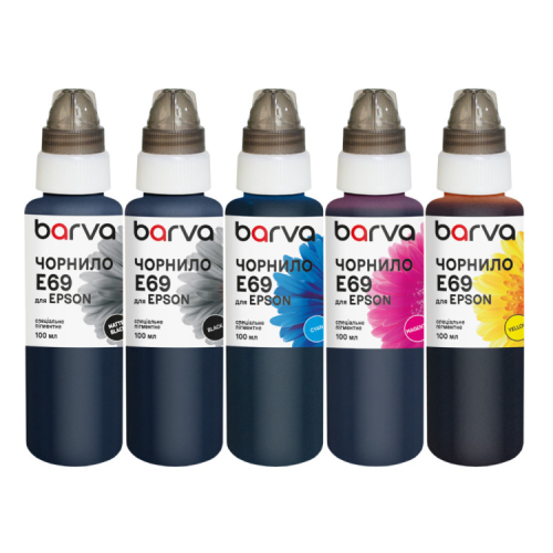 Чорнило Barva Epson T69 5x100 мл, special, pigmented MB/PB/C/M/Y (E69-100-2MP)
