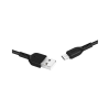 Дата кабель USB 2.0 AM to Micro 5P 3.0m 2A X20 black HOCO (6957531068945)