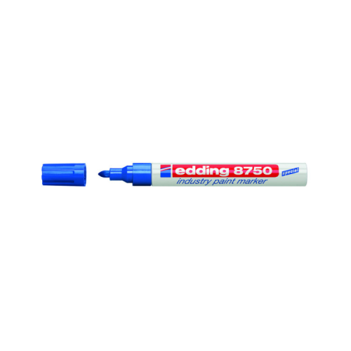 Маркер Edding Спеціальний промисловий лак-маркер Industry Paint 8750 2-4 мм Синій (e-8750/03)