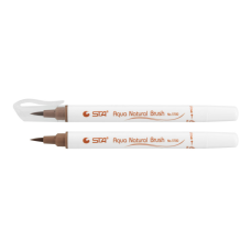 Художній маркер STA пензлик акварельний AQUA NATURAL BRUSH 3700, горіховий (STA3700-49)