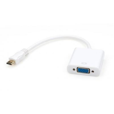 Перехідник HDMI C M to VGA F 0.15m Vinga (HDMICMVGAF-01)
