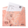 Папка - конверт Buromax А4 на кнопці, PEACH ARABESKI, напівпрозора, персикова (BM.3943-46)