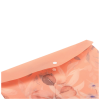 Папка - конверт Buromax А4 на кнопці, PEACH ARABESKI, напівпрозора, персикова (BM.3943-46)