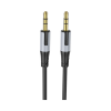 Кабель мультимедійний 3.5mm M to 3.5mm M 1.0m black BOROFONE (6941991108310)