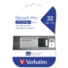 USB флеш накопичувач Verbatim 32GB Secure Pro with 256 AES USB 3.2 (98665)