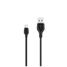 Дата кабель USB 2.0 AM to Lightning 2.0m 2.1A black XO (XO-NB-103-L-2-BK)
