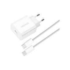Зарядний пристрій Essager USB-C PD20W + cable USB-C to USB-C white (EFJB02-JSTT2-T)