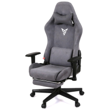 Кресло игровое Аклас Герц RL Серый (Серый бархат) (00160346)