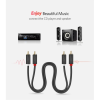 Кабель мультимедійний 2xRCA M to 2xRCA M 1.0m AV104 black Ugreen (30747)