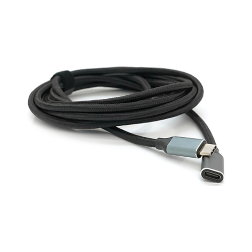 Дата кабель USB-C M/F 3.0m USB 3.2 Gen2 100W 10Gbps 4K60Hz black Voltronic (YT-TC-TC-EXB-3m)