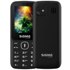 Мобильный телефон Sigma X-style 242 LUCKY Black (4827798792919)