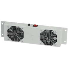 Вентиляторный модуль 2 вент. with thermostat, RAL 7035 Mirsan (MR.FAN2WT.02)