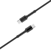 Дата кабель USB-C to USB-C 1.0m (PD Fast Charging) 3.0А (68W) ColorWay (CW-CBPDCC030-GR)