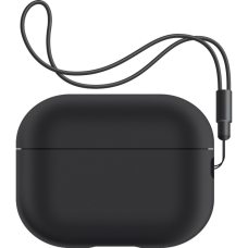 Чохол для навушників Armorstandart Silicone Case with straps для Apple Airpods Pro 2 Black (ARM68608)