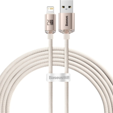 Дата кабель USB 2.0 AM to Lightning 2.0m 2.4A pink Baseus (CAJY001204)