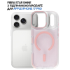 Чохол до мобільного телефона BeCover FIBRA Star Shine MagSafe Apple iPhone 17 Pro Light Pink (715428)