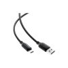 Дата кабель USB 2.0 AM to USB-C 1.2m 3A TPE black Acefast (6974316283812)