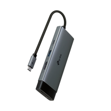 Концентратор TP-Link USB-C 7-in-1 3xUSB + HDMI + SD/TF + USB-C PD100W (UH7021C)