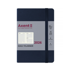 Еженедельник Axent датированный 2026 Pocket Strong 104х146, синий (8833-26-02-A)