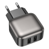Зарядний пристрій BOROFONE 2xUSB BAS51A black (6941991116100)