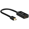Перехідник Mini DisplayPort M to HDMI F 4K 30Hz black Ugreen (40360)