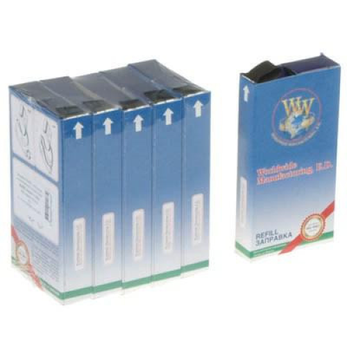 Лента к принтерам 13мм х 12м Refill STD Black*5шт (л/м) WWM (R13.12HM5)