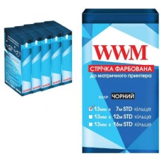 Лента к принтерам 13мм х 12м Refill STD Purple*5шт (л/м) WWM (R13.12HMP5)