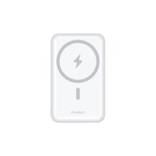 Батарея універсальна Choetech Magnetic Wireless 10000mAh 20W, PD,QC/3.0, USB-A, USB-C, White (B663-ACWH)