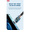 Дата кабель USB 2.0 AM to Lightning 1.0m 2.1A silicone black XO (NB208-L-1-BK)