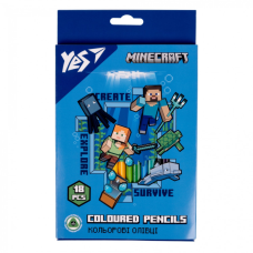Олівці кольорові Yes 18 кол Minecraft (290715)