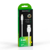 Дата кабель USB 2.0 AM to Lightning 1.0m 2.4A white Grand-X (PL-05W)