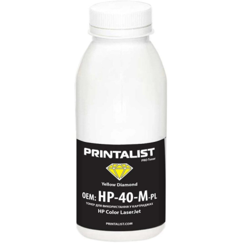 Тонер HP CLJ Universal 40г Yellow Printalist (HP-40-Y-PL)